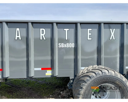 Artex SBX800 Manure Spreader – 858 Cu Ft Capacity Vertical Beaters Manure Spreaders