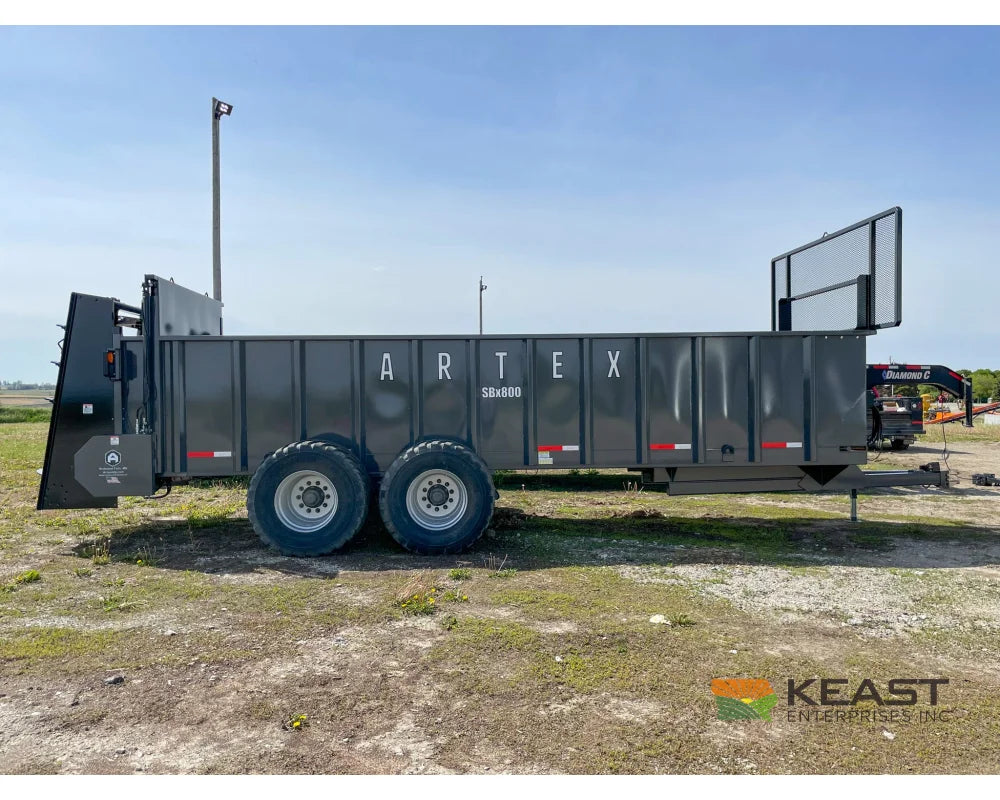 Artex SBX800 Manure Spreader – 858 Cu Ft Capacity Vertical Beaters Manure Spreaders