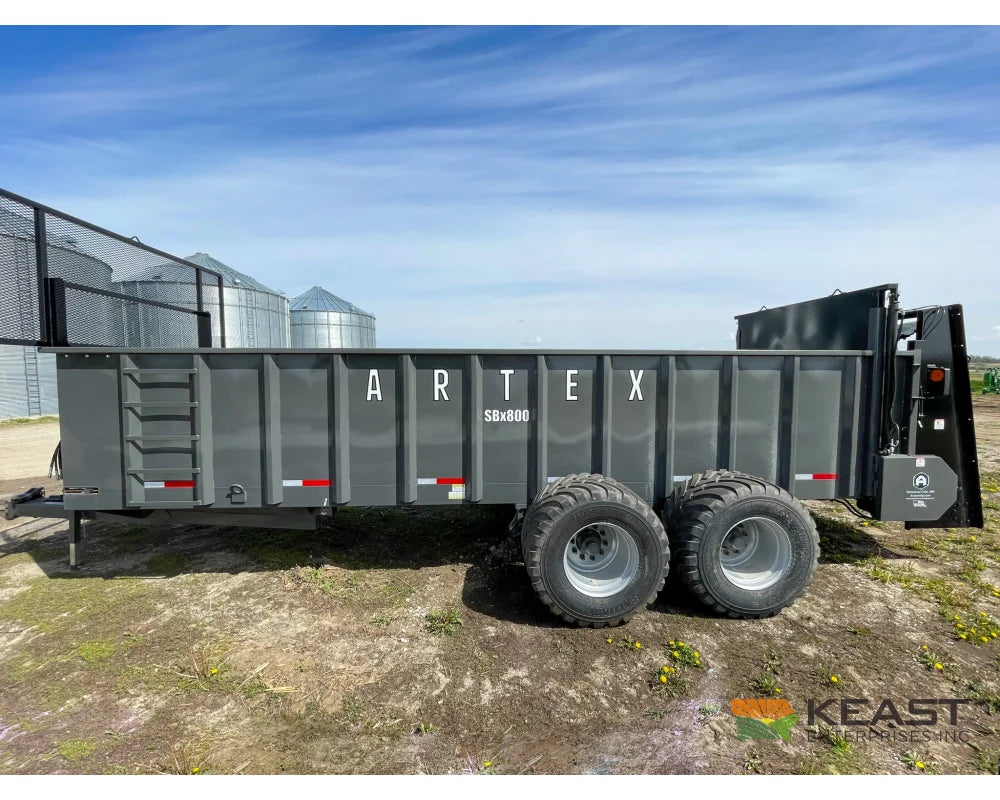 Artex SBX800 Manure Spreader – 858 Cu Ft Capacity Vertical Beaters Manure Spreaders