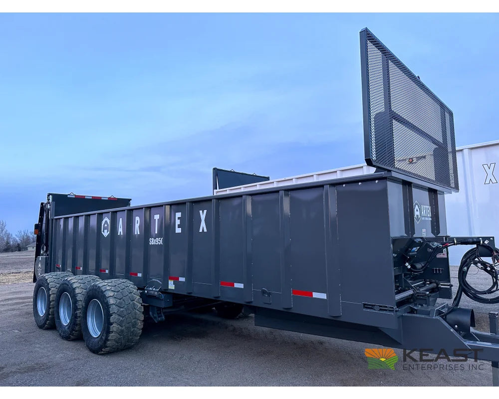 Artex SBX950 Manure Spreader – 975 Cu Ft Capacity Vertical Beaters Manure Spreaders