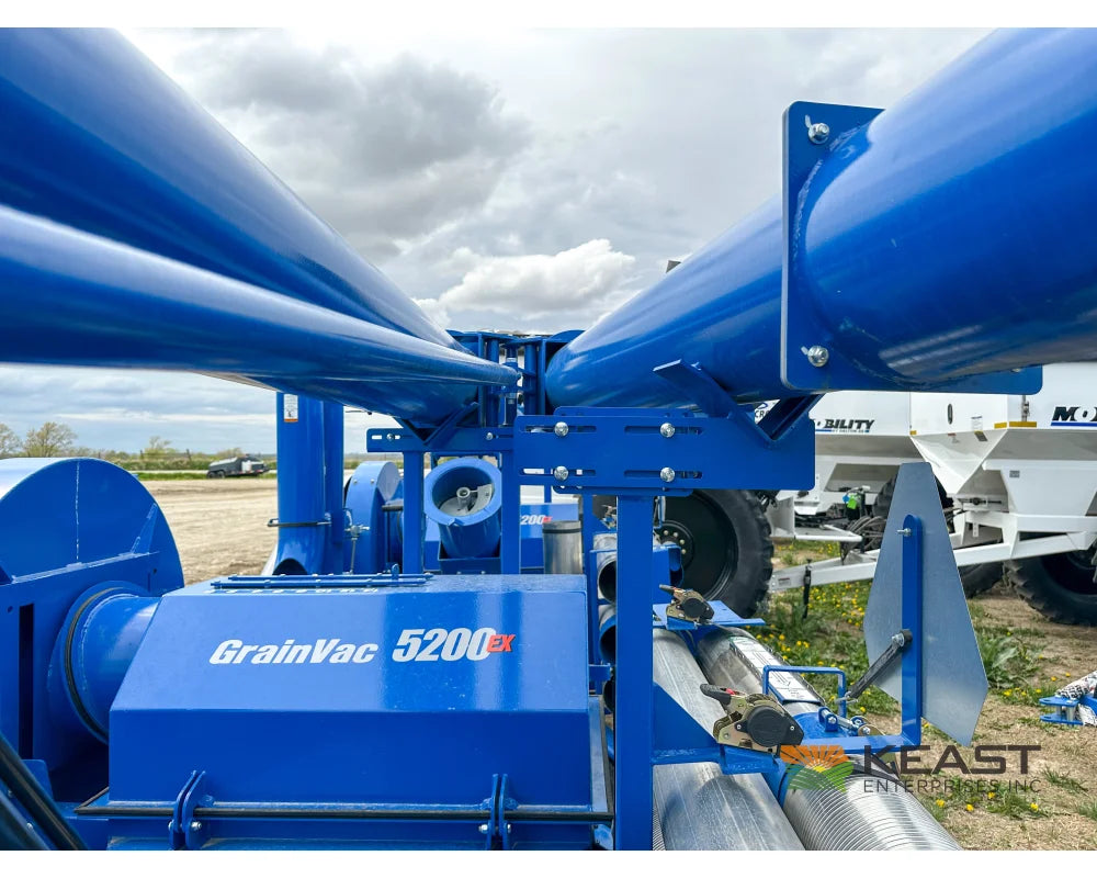 Brandt 5200EX Grain Vac – Full Pipe Package 5,200 BPH Capacity 10’’ Auger Grain Vacs