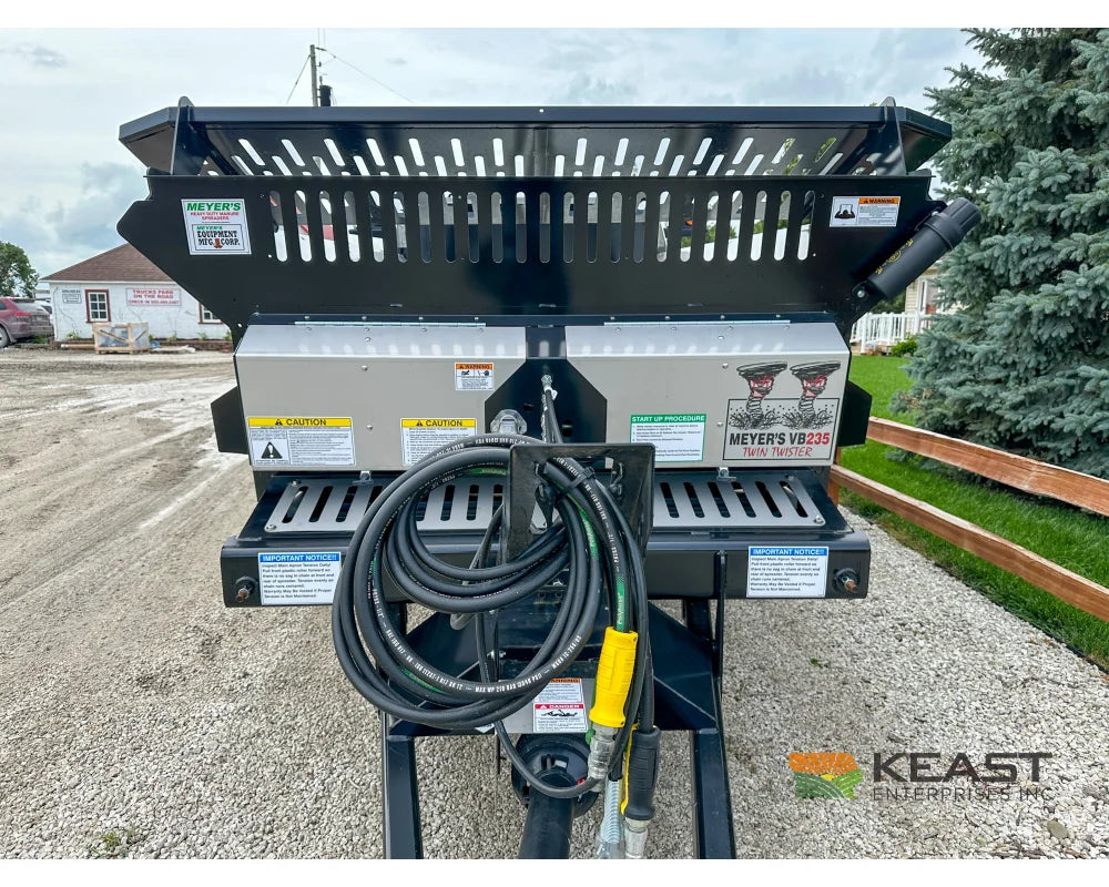 Meyers VB235 Manure Spreader - 235 Cu Ft Capacity Struck Poly Box Manure Spreaders
