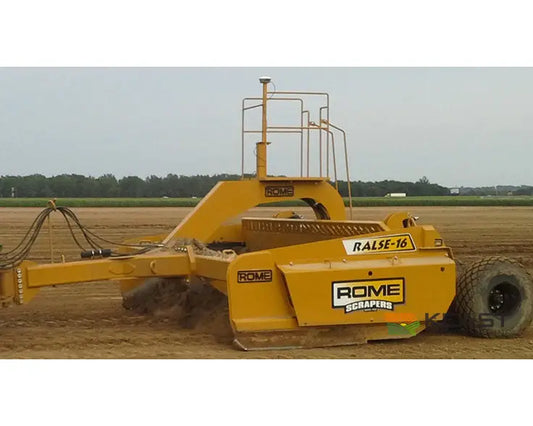 Rome RALSE 16 16’ Ejection Scraper 14 Yard Dual Reversible Blades Ejection Scrapers