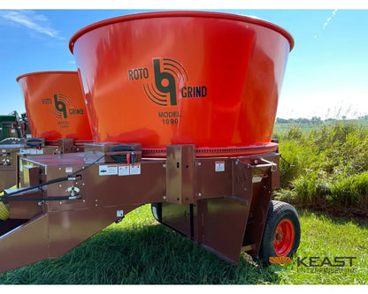 Roto Grind 1090 Tub Grinder - 15 Bale Per Hour Capacity 10’’ Hammer Mill Bale Processors