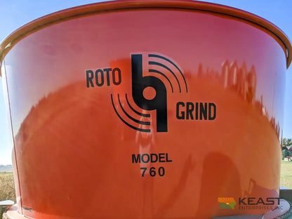 Roto Grind 760 Tub Grinder 10 Bale Per Hour Capacity 7’’ Hammer Mill Bale Processors