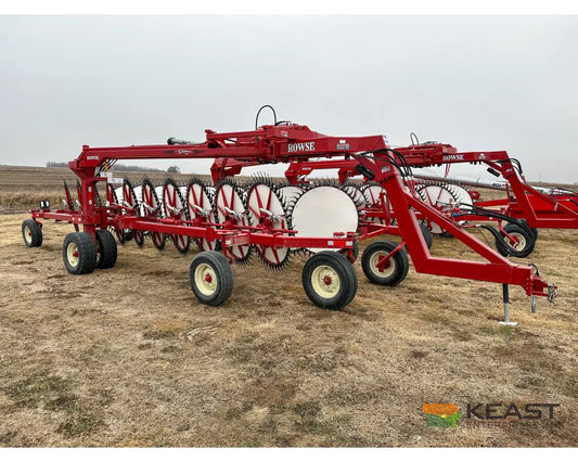 Rowse Ultimate 19 Wheel Field Rake - Front Castor Wheels Hay Rakes