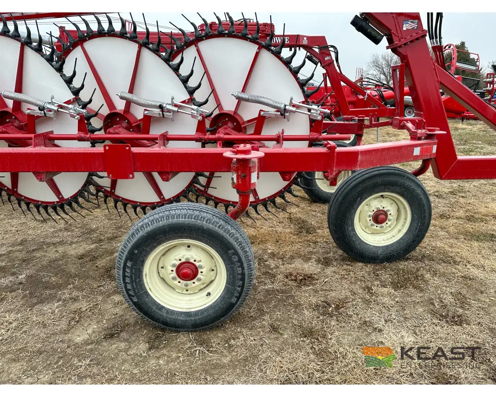 Rowse Ultimate 19 Wheel Field Rake - Front Castor Wheels Hay Rakes