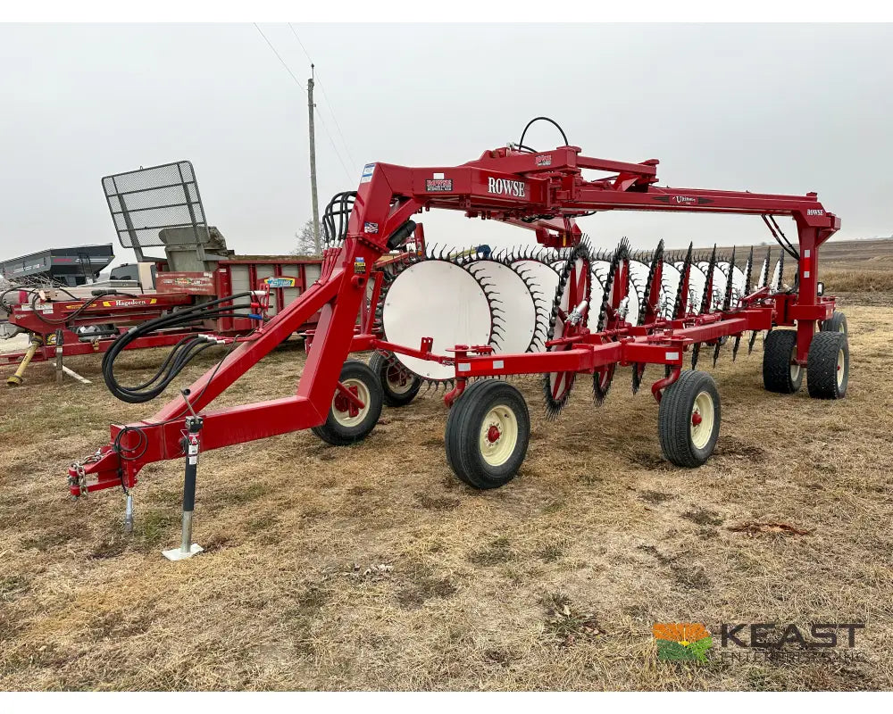 Rowse Ultimate 19 Wheel Field Rake - Front Castor Wheels Hay Rakes