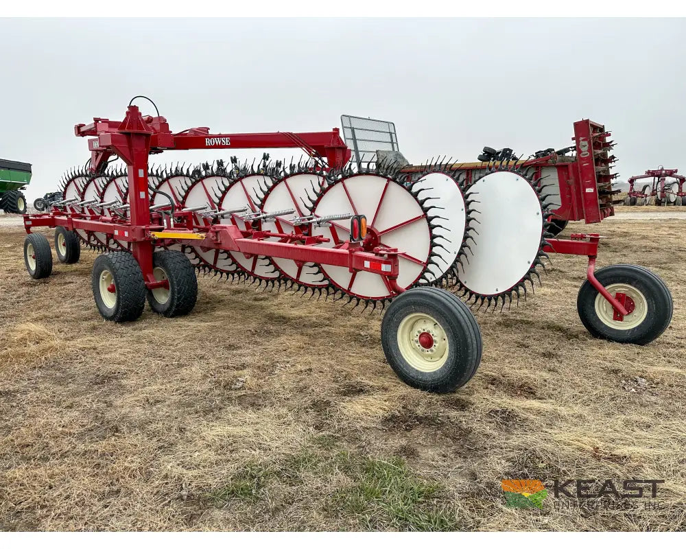 Rowse Ultimate 19 Wheel Field Rake - Front Castor Wheels Hay Rakes