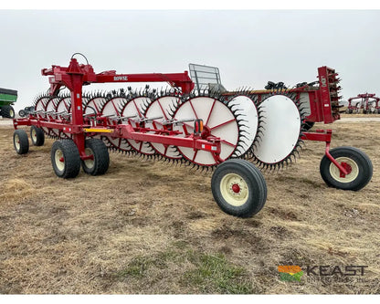 Rowse Ultimate 19 Wheel Field Rake - Front Castor Wheels Hay Rakes