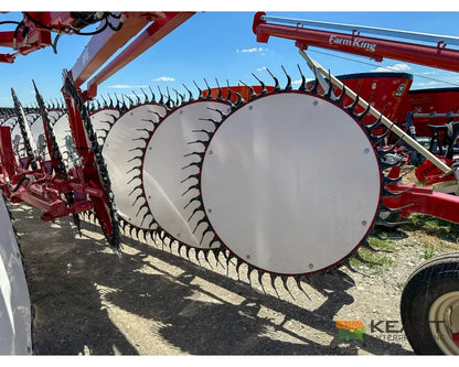 Rowse Ultimate 27 Wheel Field Rake - Center Kicker Wheels Front Castor Wheels Hay Rakes