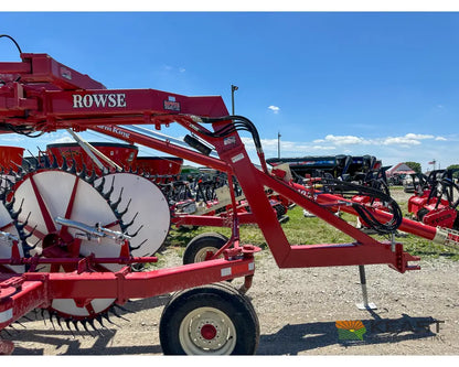 Rowse Ultimate 27 Wheel Field Rake - Center Kicker Wheels Front Castor Wheels Hay Rakes