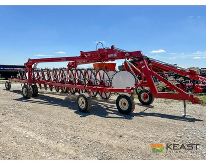 Rowse Ultimate 27 Wheel Field Rake - Center Kicker Wheels Front Castor Wheels Hay Rakes