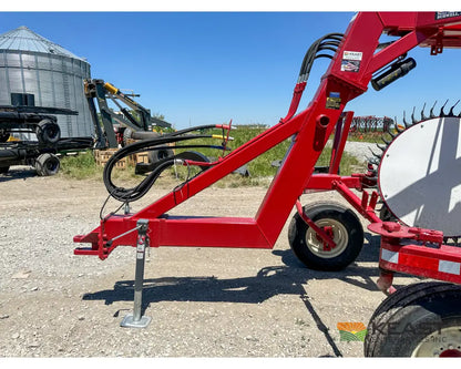 Rowse Ultimate 27 Wheel Field Rake - Center Kicker Wheels Front Castor Wheels Hay Rakes