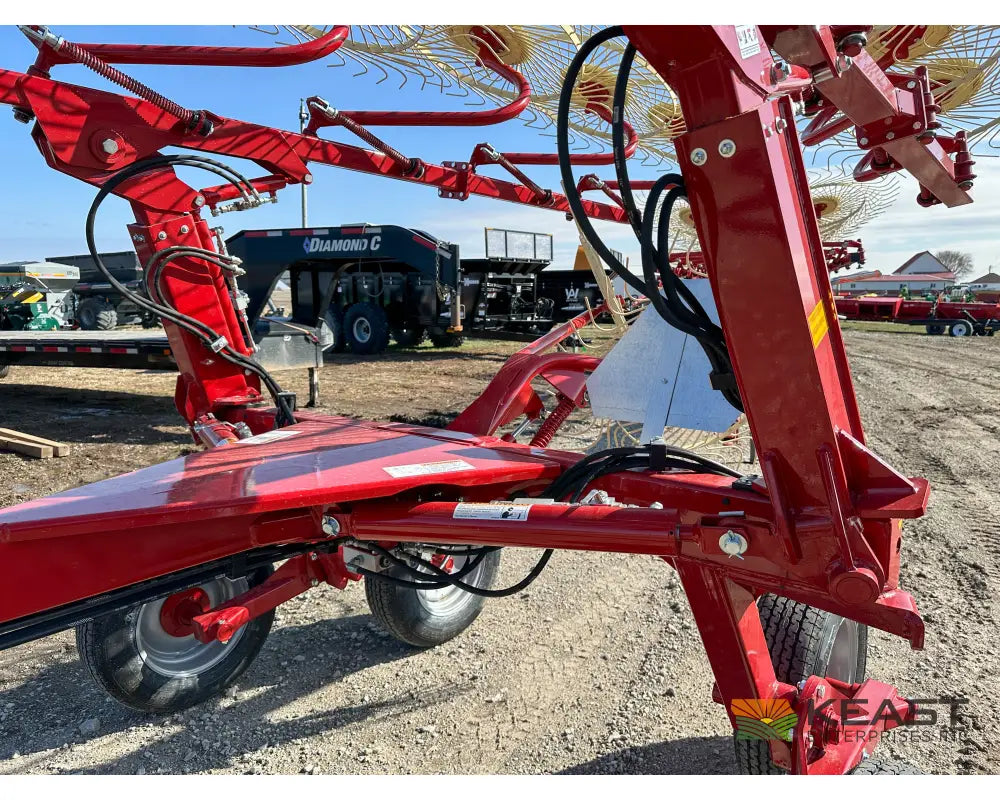 Sitrex QRX14 Rake - 55’’ Wheels Hydraulic Width Adjust Center Kicker Wheels Hay Rakes