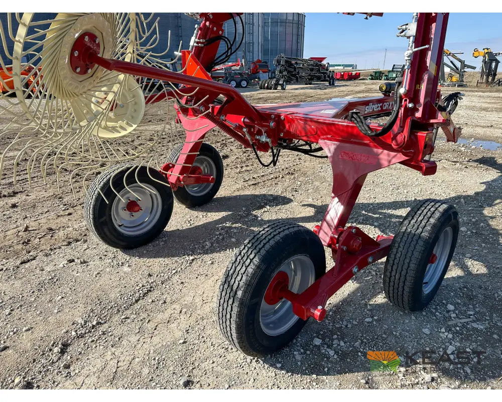 Sitrex QRX14 Rake - 55’’ Wheels Hydraulic Width Adjust Center Kicker Wheels Hay Rakes