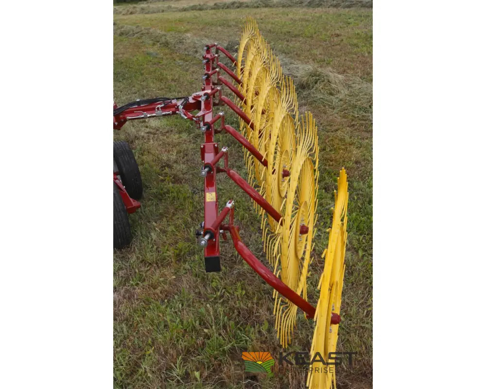 Sitrex QRX16 Rake 55’’ Wheels Hydraulic Width Adjust Center Kicker Wheels Hay Rakes