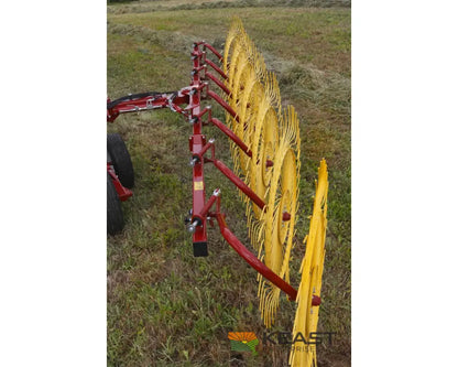 Sitrex QRX16 Rake 55’’ Wheels Hydraulic Width Adjust Center Kicker Wheels Hay Rakes