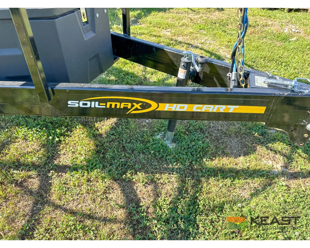Soil-Max HD Stringer Cart Single Axle Hydraulic Table Control - Tile Plow