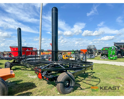 Soil-Max HD Stringer Cart Single Axle Hydraulic Table Control - Tile Plow