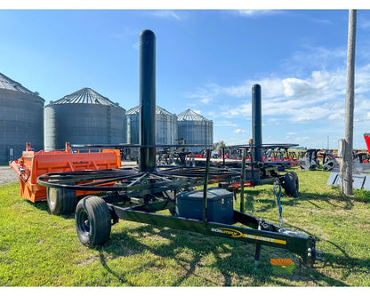 Soil-Max HD Stringer Cart Single Axle Hydraulic Table Control - Tile Plow