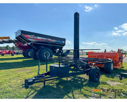 Soil-Max HD Stringer Cart Single Axle Hydraulic Table Control - Tile Plow