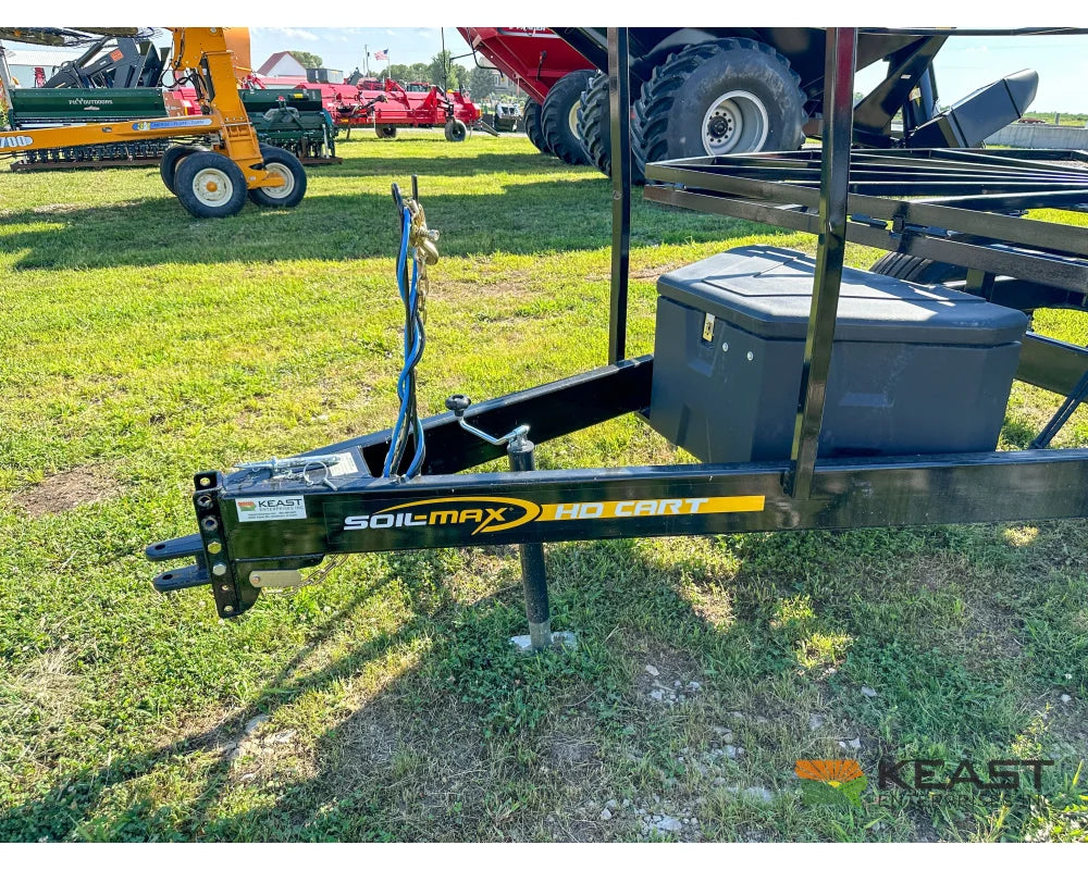 Soil-Max HD Stringer Cart Single Axle Hydraulic Table Control - Tile Plow