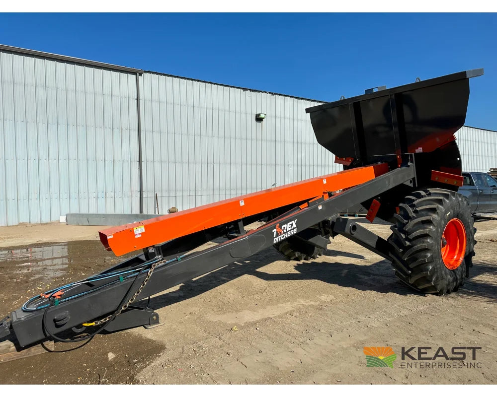 T-Rex Ditcher 8’ Rotary Wheel 10 Teeth Up to 2,600 Cu. Yds. Per Hour - Rotary Ditchers