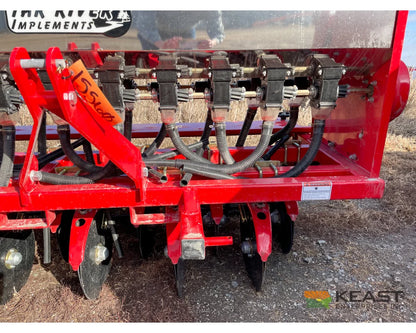 Tar River DRL072 70’’ Seeder - Dual Seed Boxes Double Opening Discs Cat I/II Hitch Drills and Seeders