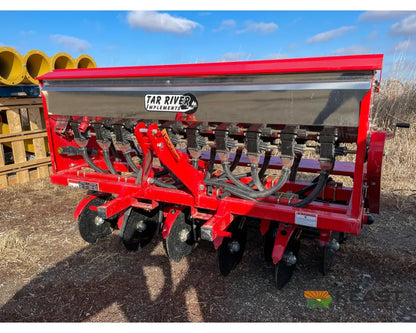 Tar River DRL072 70’’ Seeder - Dual Seed Boxes Double Opening Discs Cat I/II Hitch Drills and Seeders