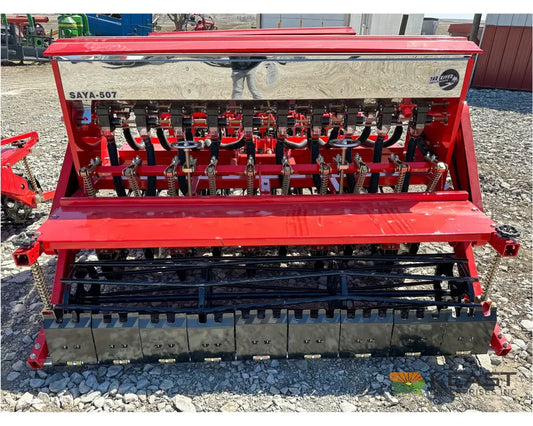 Tar River SAYA507 78’ No Till Drill - 10 Seed Cups 10 Fertilizer Cups Up to 2’’ Working Depth Drills and Seeders