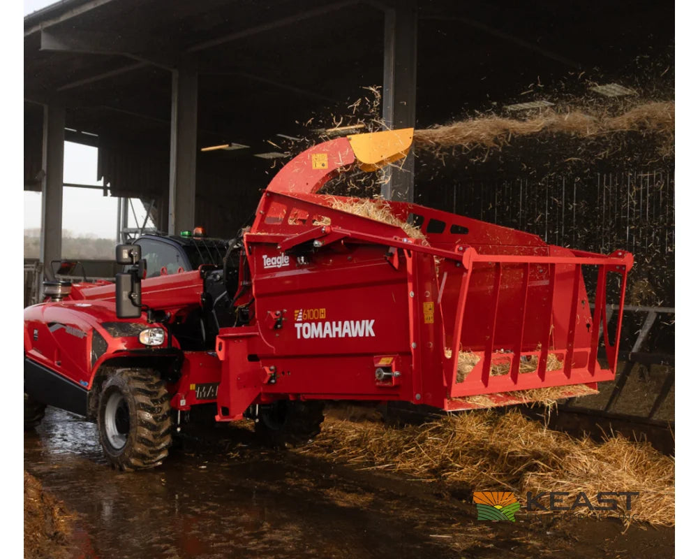 Teagle 6100H Bale Processor Handles Round and Square Bales Bale Processors