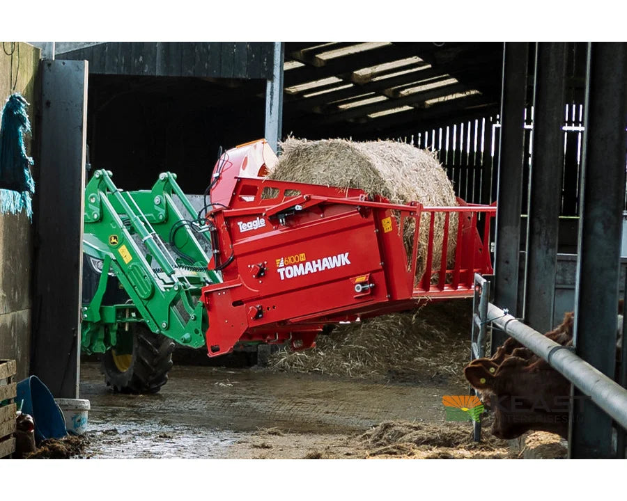 Teagle 6100H Bale Processor Handles Round and Square Bales Bale Processors