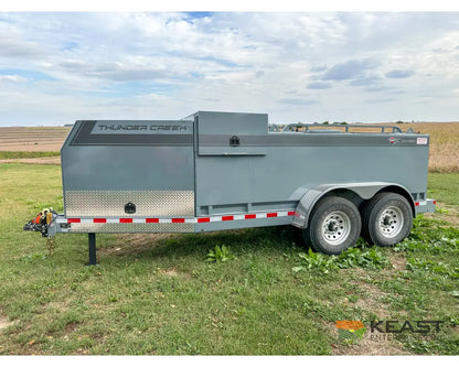 Thunder Creek DW990 Gasoline Fuel Trailer 990 Gallon Capacity Electric Pump Electric Jack Fuel Trailers