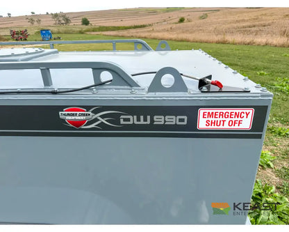 Thunder Creek DW990 Gasoline Fuel Trailer 990 Gallon Capacity Electric Pump Electric Jack Fuel Trailers