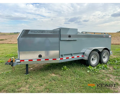 Thunder Creek DW990 Gasoline Fuel Trailer 990 Gallon Capacity Electric Pump Electric Jack Fuel Trailers