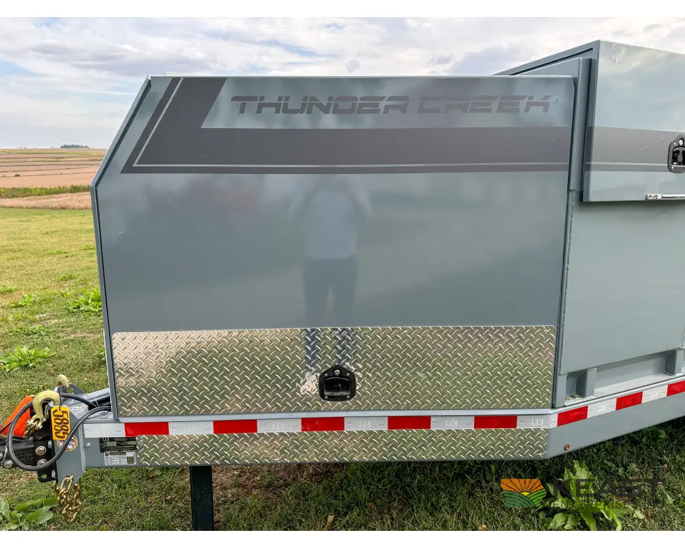 Thunder Creek DW990 Gasoline Fuel Trailer 990 Gallon Capacity Electric Pump Electric Jack Fuel Trailers