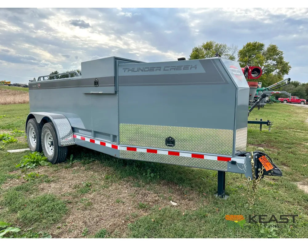 Thunder Creek DW990 Gasoline Fuel Trailer 990 Gallon Capacity Electric Pump Electric Jack Fuel Trailers