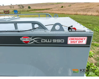 Thunder Creek DW990 Gasoline Fuel Trailer 990 Gallon Capacity Electric Pump Electric Jack Fuel Trailers