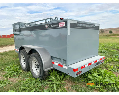 Thunder Creek DW990 Gasoline Fuel Trailer 990 Gallon Capacity Electric Pump Electric Jack Fuel Trailers
