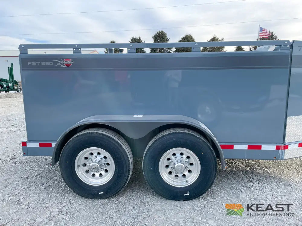 Thunder Creek FST990 Fuel Trailer - 990 Gallon Capacity 40 GPM Pump 100 Gallon DEF Tank Electric Jack Fuel Trailers