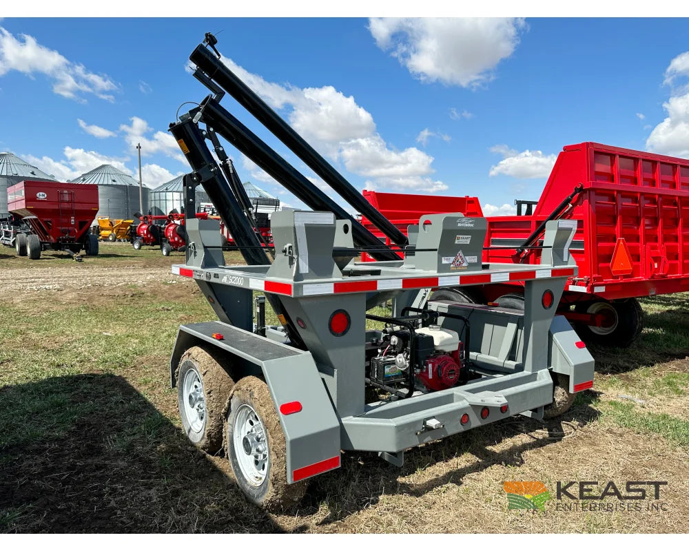 Travis HSC2000 2-Box Seed Tender - 8 HP Electric Start Engine Wireless Remote Seed Tenders