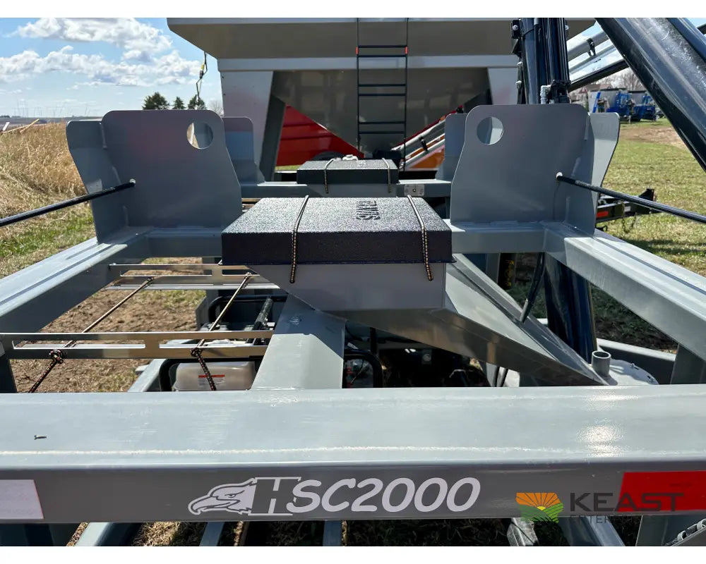 Travis HSC2000 2-Box Seed Tender - 8 HP Electric Start Engine Wireless Remote Seed Tenders