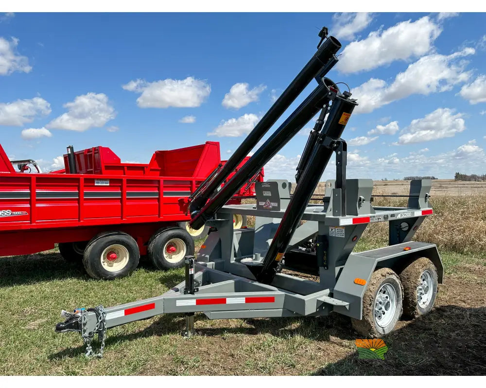 Travis HSC2000 2-Box Seed Tender - 8 HP Electric Start Engine Wireless Remote Seed Tenders