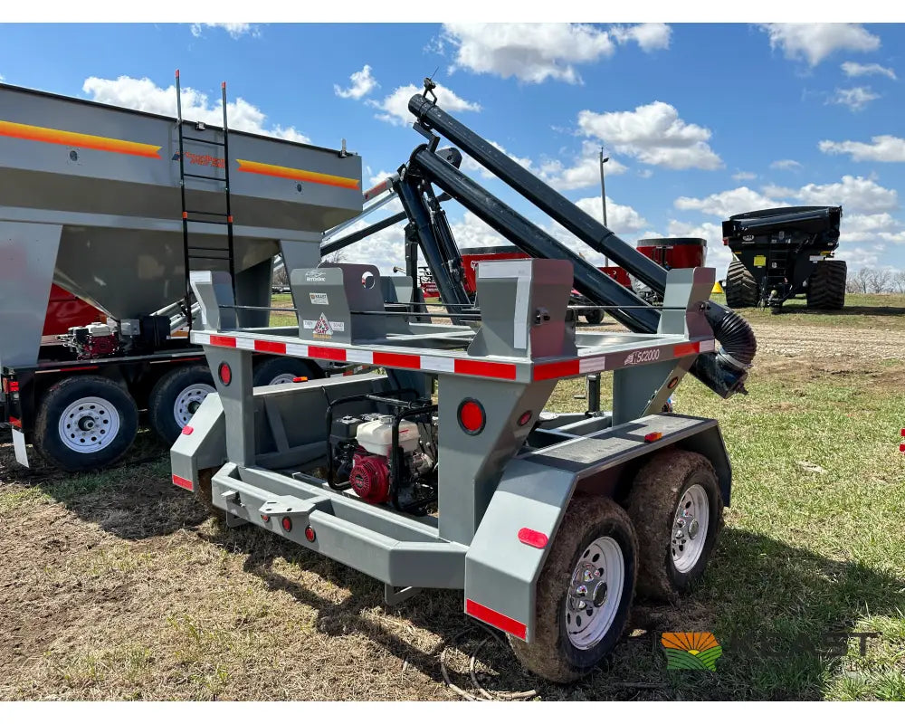 Travis HSC2000 2-Box Seed Tender - 8 HP Electric Start Engine Wireless Remote Seed Tenders