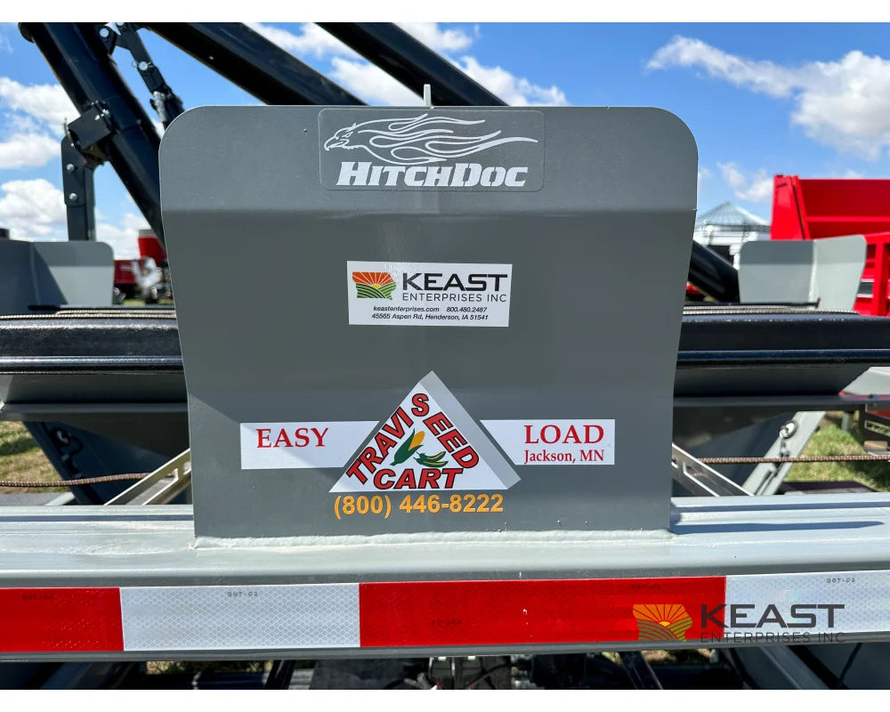 Travis HSC2000 2-Box Seed Tender - 8 HP Electric Start Engine Wireless Remote Seed Tenders