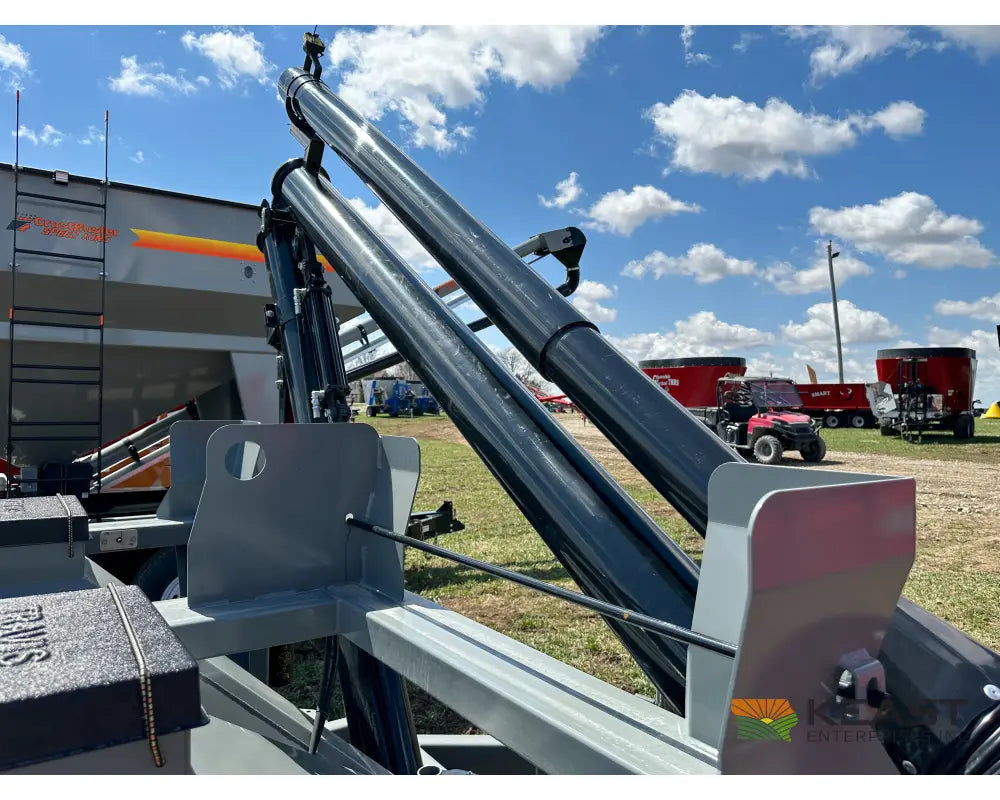 Travis HSC2000 2-Box Seed Tender - 8 HP Electric Start Engine Wireless Remote Seed Tenders