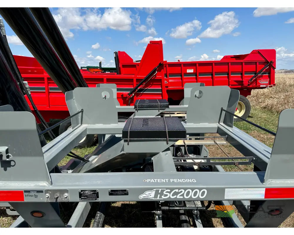 Travis HSC2000 2-Box Seed Tender - 8 HP Electric Start Engine Wireless Remote Seed Tenders