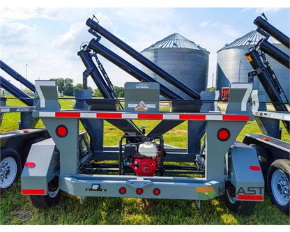 Travis HSC2200 2-Box Seed Tender - 8 HP Electric Start Engine Wireless Remote Scale System Seed Tenders