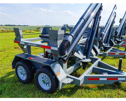 Travis HSC2200 2-Box Seed Tender - 8 HP Electric Start Engine Wireless Remote Scale System Seed Tenders